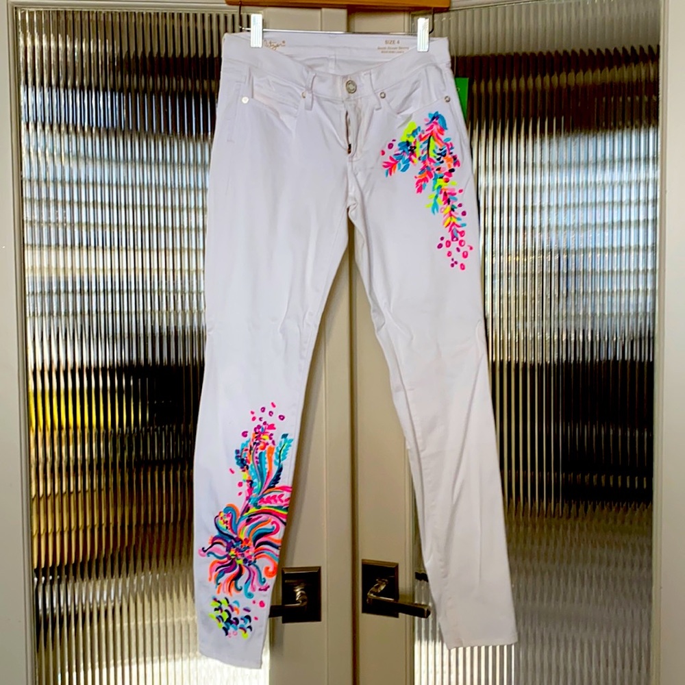 Embroidered jeans
